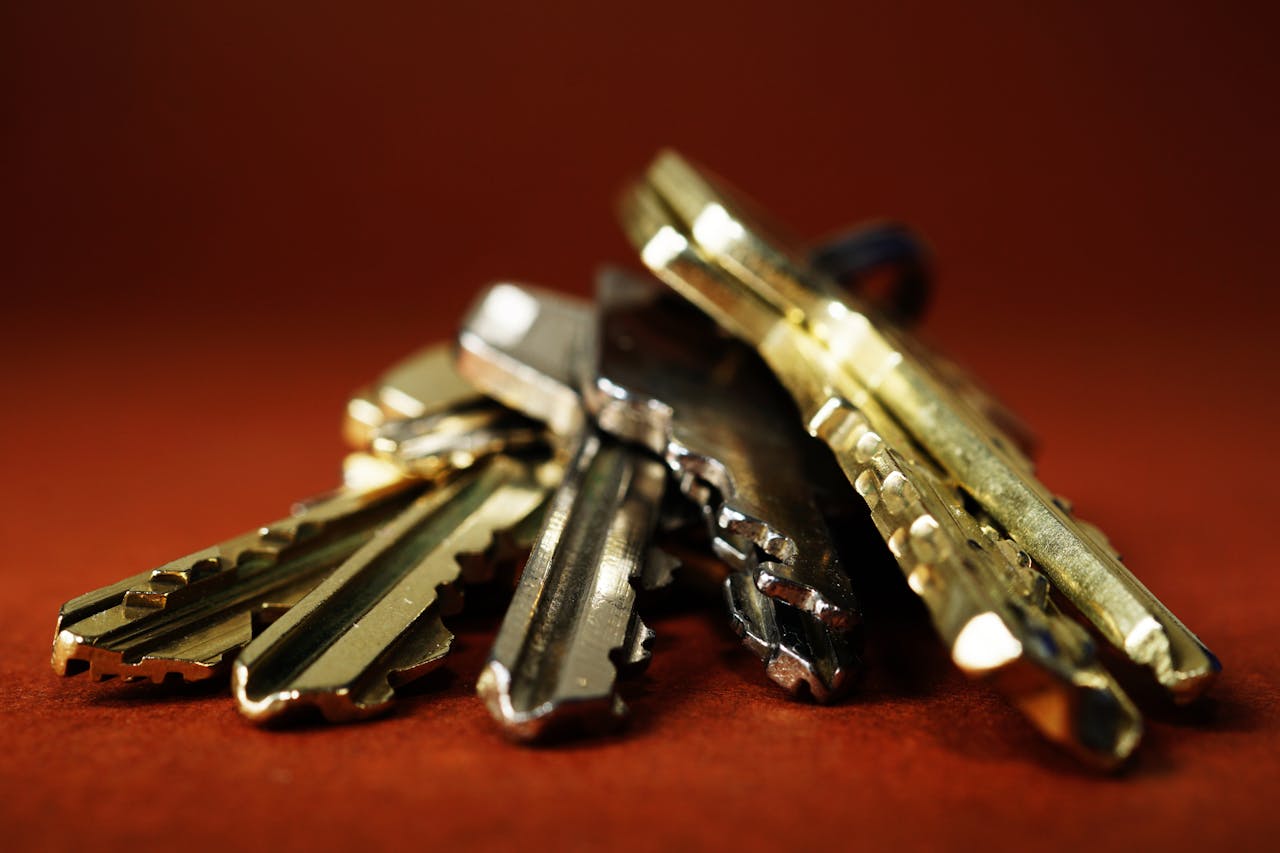 Brass-colored Keys